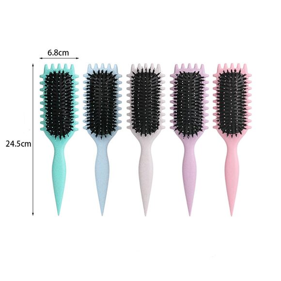 2-Pack Curl Defining Brushes for Curly Hair Detangling Styling Smooth Frizz Free - Picture 6 of 6